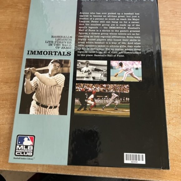 Baseball Immortals Book by MLB Insiders Club.  160 pages in great condition. - Picture 2 of 8